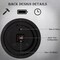 13.75 Inch Plastic Round Battery Operated Simple Modern Wall Clock - Office, ClassRoom, Livingroom, Dining Room, Bedroom and Kitchen Wall Decor